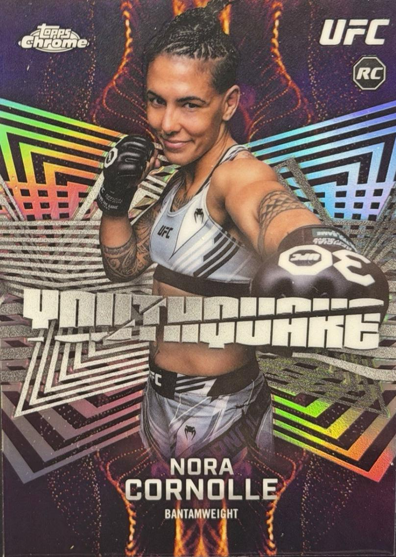 Nora Cornolle 2026 Topps Chrome UFC YouthQuake #YQ-4 Orange Refractor