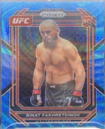 Rinat Fakhretdinov 2023 Panini Prizm UFC Base #116 Blue Wave
