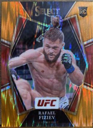 Rafael Fiziev 2022 Panini Select UFC Premier Level #147 Orange Flash