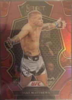 Jake Matthews 2023 Panini Select UFC Premier Level #114 Maroon