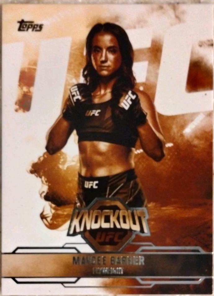 Maycee Barber 2025 Topps Knockout UFC Base #78 Black