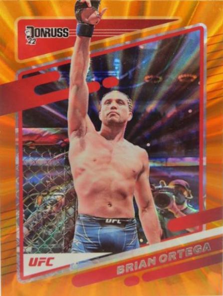 Brian Ortega 2022 Panini Donruss UFC Base #45 Orange