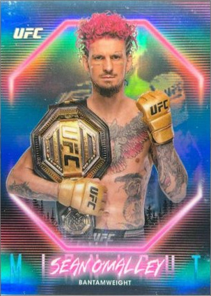 Sean O'Malley 2025 Topps Midnight UFC Base #16 Moon Beam