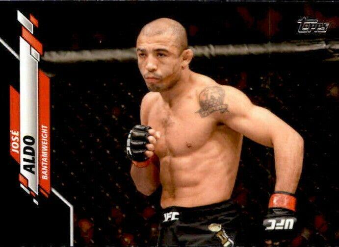 José Aldo 2020 Topps UFC Base #38 Black