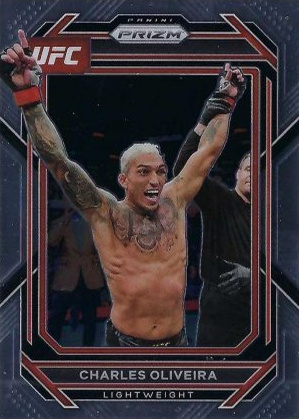 Charles Oliveira 2023 Panini Prizm UFC Base #183 Black