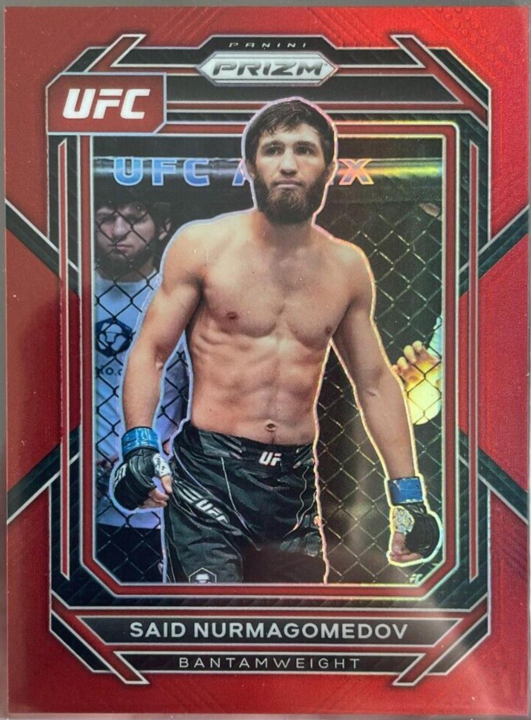 Said Nurmagomedov 2023 Panini Prizm UFC Base #104 Red