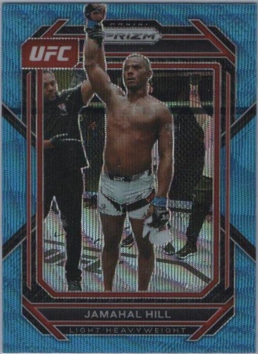 Jamahal Hill 2023 Panini Prizm UFC Base #119 Blue Wave