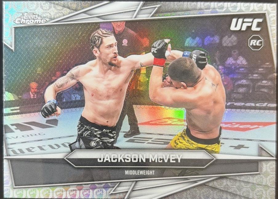 Jackson McVey 2026 Topps Chrome UFC Base #133 Refractor