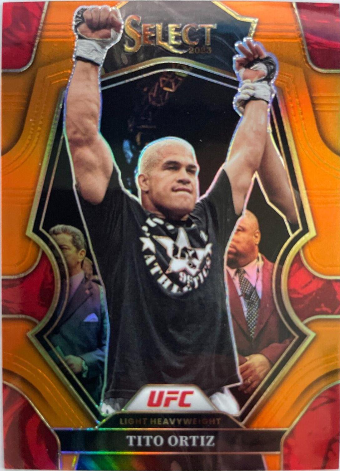 Tito Ortiz 2023 Panini Select UFC Premier Level #165 Orange