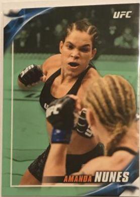 Amanda Nunes 2019 Topps UFC Knockout Base #64 Green