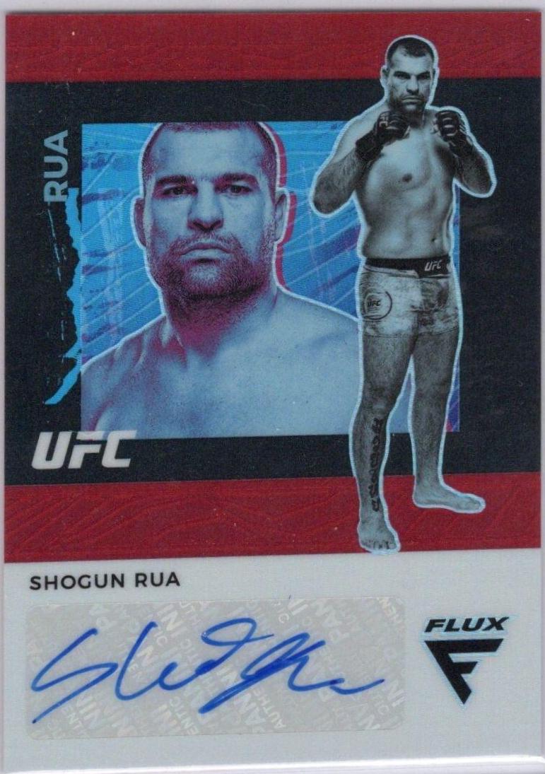 Mauricio Rua 2022 Panini Chronicles UFC Flux Auto #1 Black