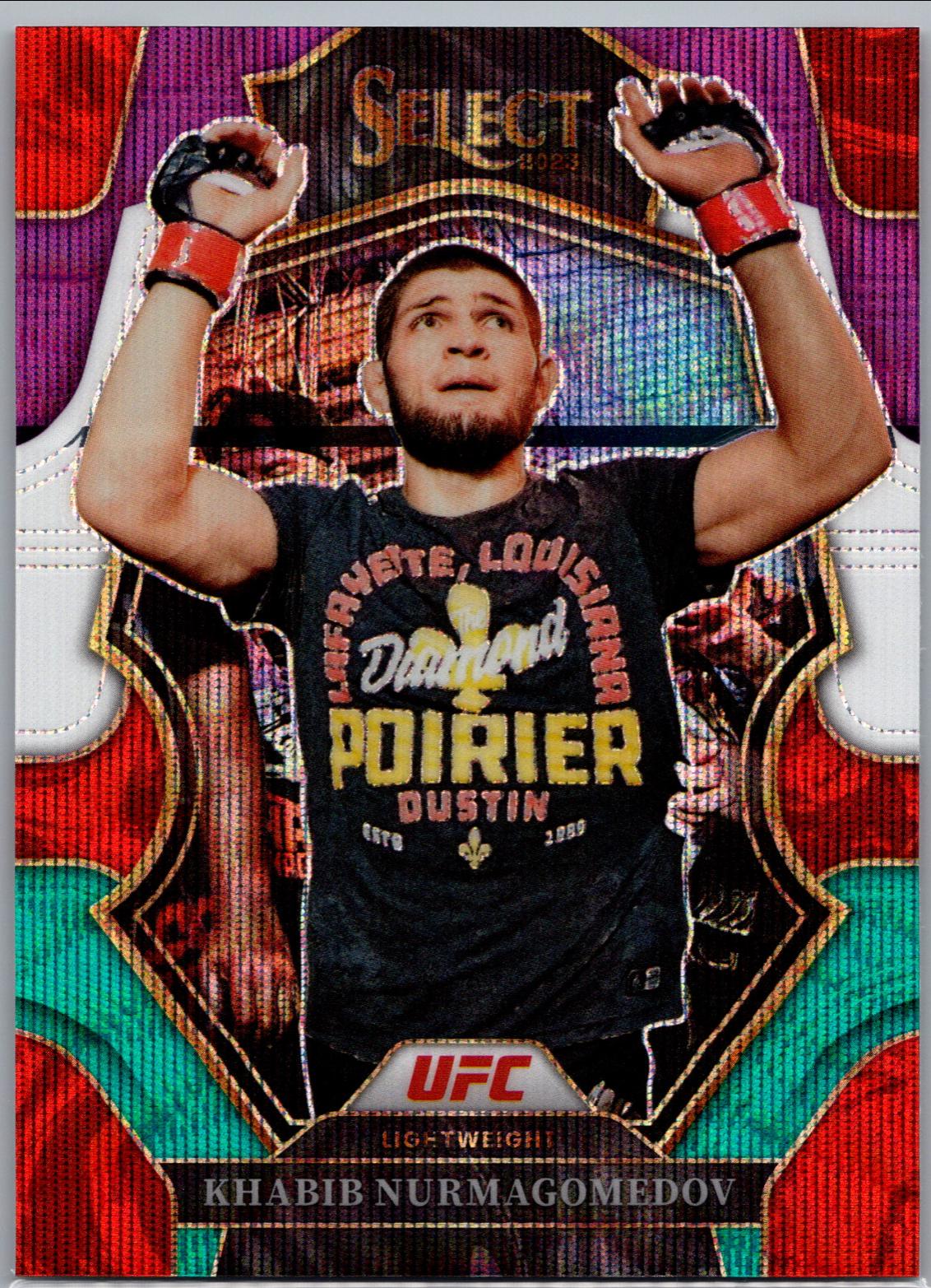 Khabib Nurmagomedov 2023 Panini Select UFC Premier Level #116 Tri Color
