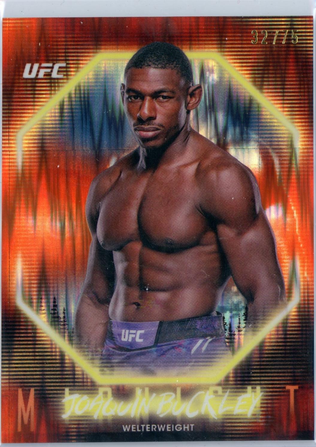 Joaquin Buckley 2025 Topps Midnight UFC Base #56 Dusk
