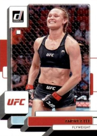 Andrea Lee 2023 Panini Donruss UFC Base #176 Press Proof Silver