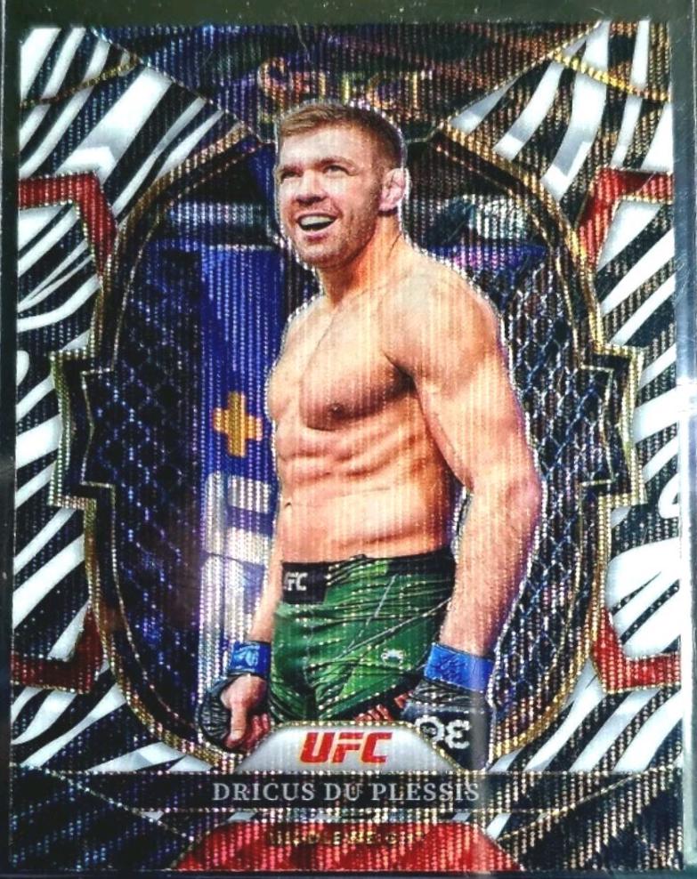 Dricus Du Plessis 2023 Panini Select UFC Concourse #24 Zebra