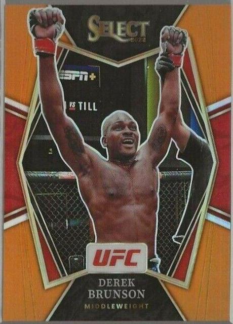 Derek Brunson 2022 Panini Select UFC Premier Level #114 Orange