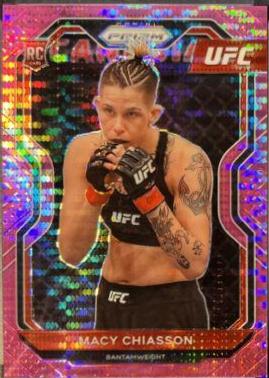 Macy Chiasson 2021 Panini Prizm UFC Base #37 Pink Pulsar
