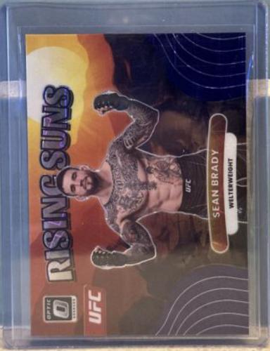 Sean Brady 2023 Panini Donruss Optic UFC Rising Suns #8 Purple Velocity