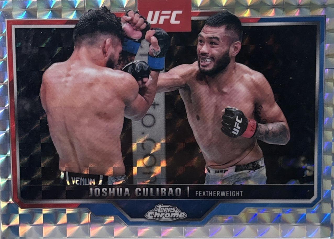 Joshua Culibao 2025 Topps Chrome UFC Base #73 Geometric Refractor