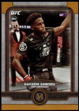 Hakeem Dawodu 2019 Topps UFC Museum Collection Base #13 Copper