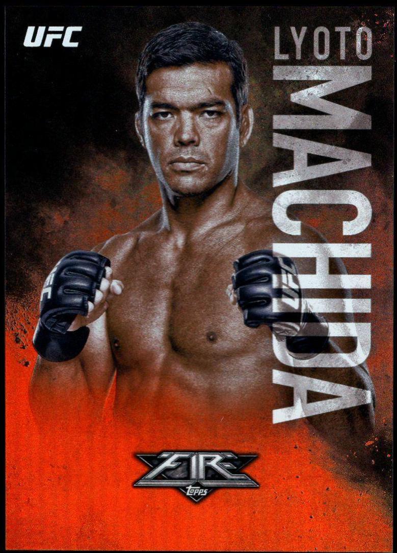 Lyoto Machida 2017 Topps UFC Fire Base #11 Red