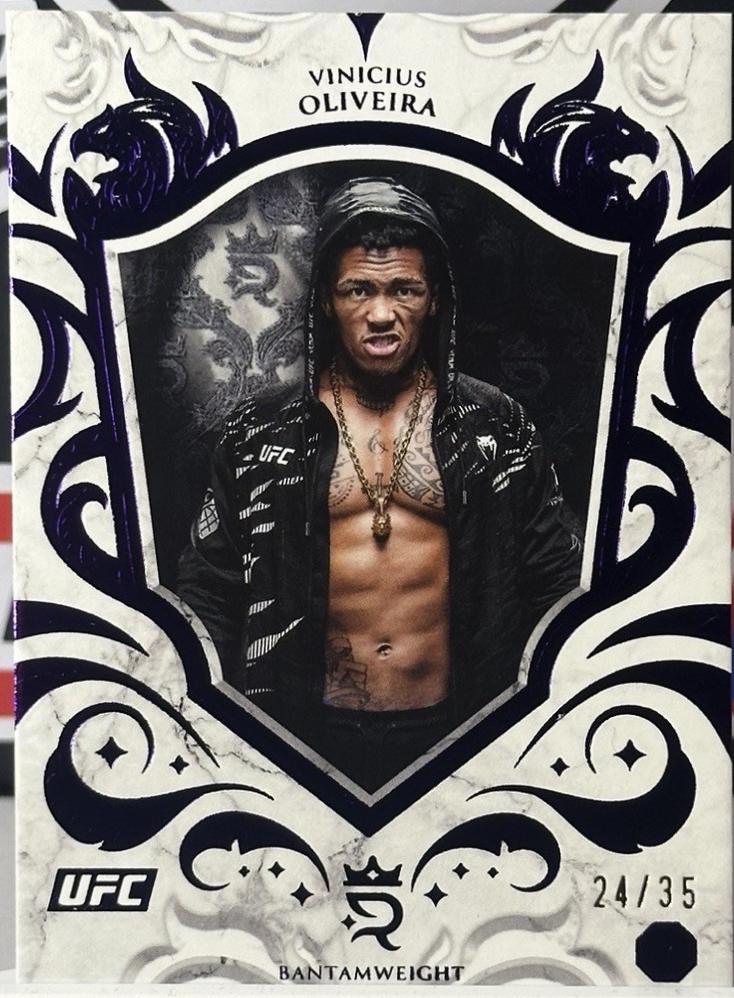 Vinicius Oliveira 2025 Topps Royalty UFC Base #81 Purple
