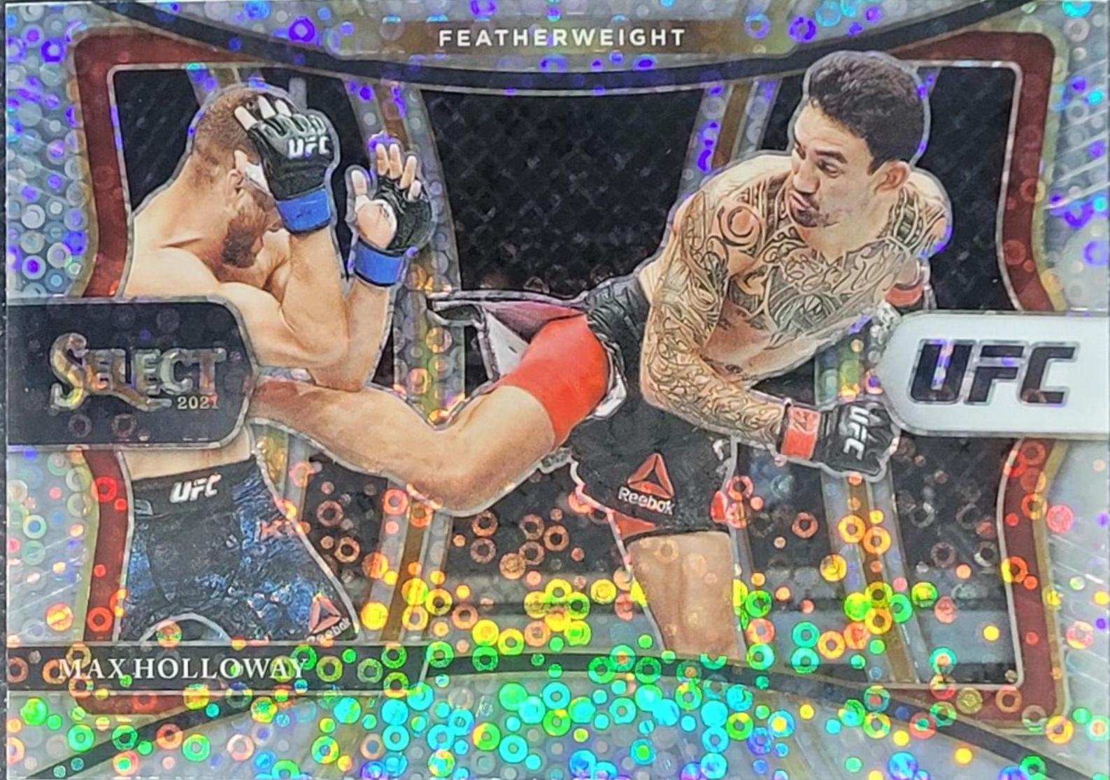 Max Holloway 2021 Panini Select UFC Premier Level #170 Disco