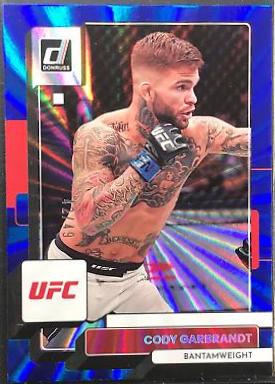 Cody Garbrandt 2023 Panini Donruss UFC Base #198 Blue Laser