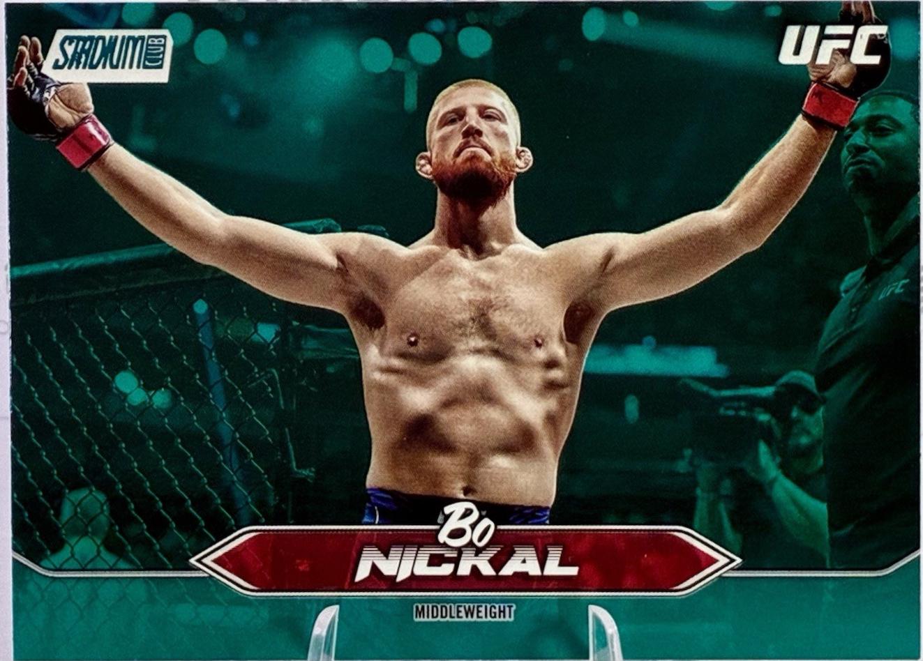 Bo Nickal 2025 Topps Stadium Club UFC Base #83 Teal