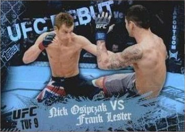Nick Osipczak / Frank Lester 2010 Topps UFC Main Event Base #117 Gold