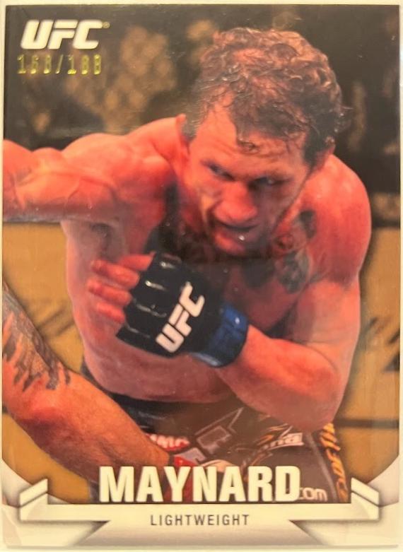Gray Maynard 2013 Topps UFC Knockout Base #7 Gold