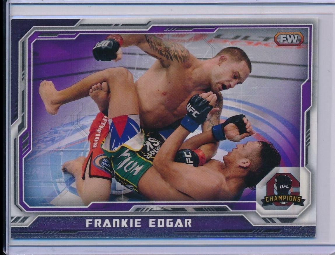 Frankie Edgar 2014 Topps UFC Champions Base #108 Purple