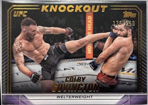 Colby Covington 2024 Topps Knockout UFC Base #88 Bronze