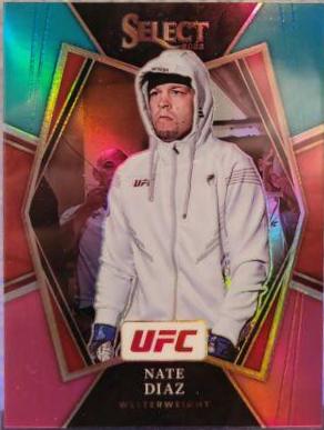 Nate Diaz 2022 Panini Select UFC Premier Level #102 Black