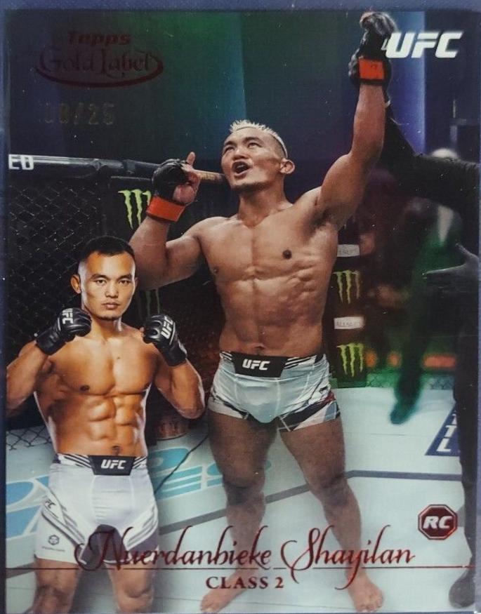 Shayilan Nuerdanbieke 2024 Topps Gold Label UFC Base Class II #24 Red