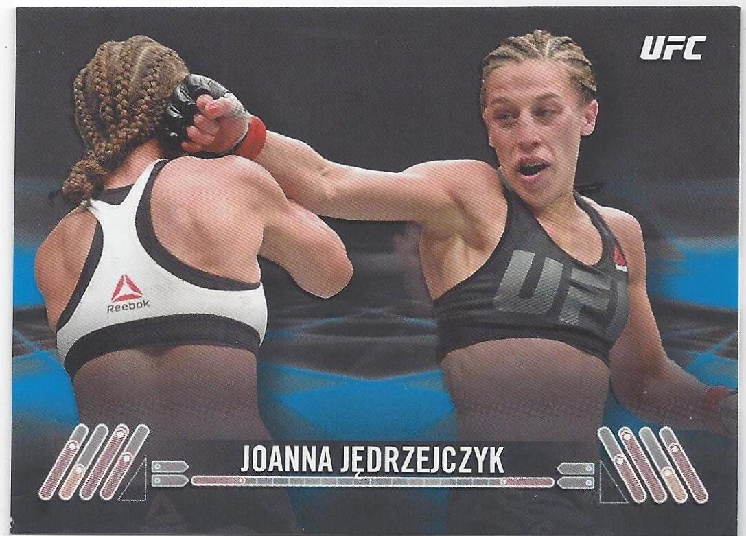 Joanna Jędrzejczyk 2017 Topps UFC Knockout Base #24 Blue