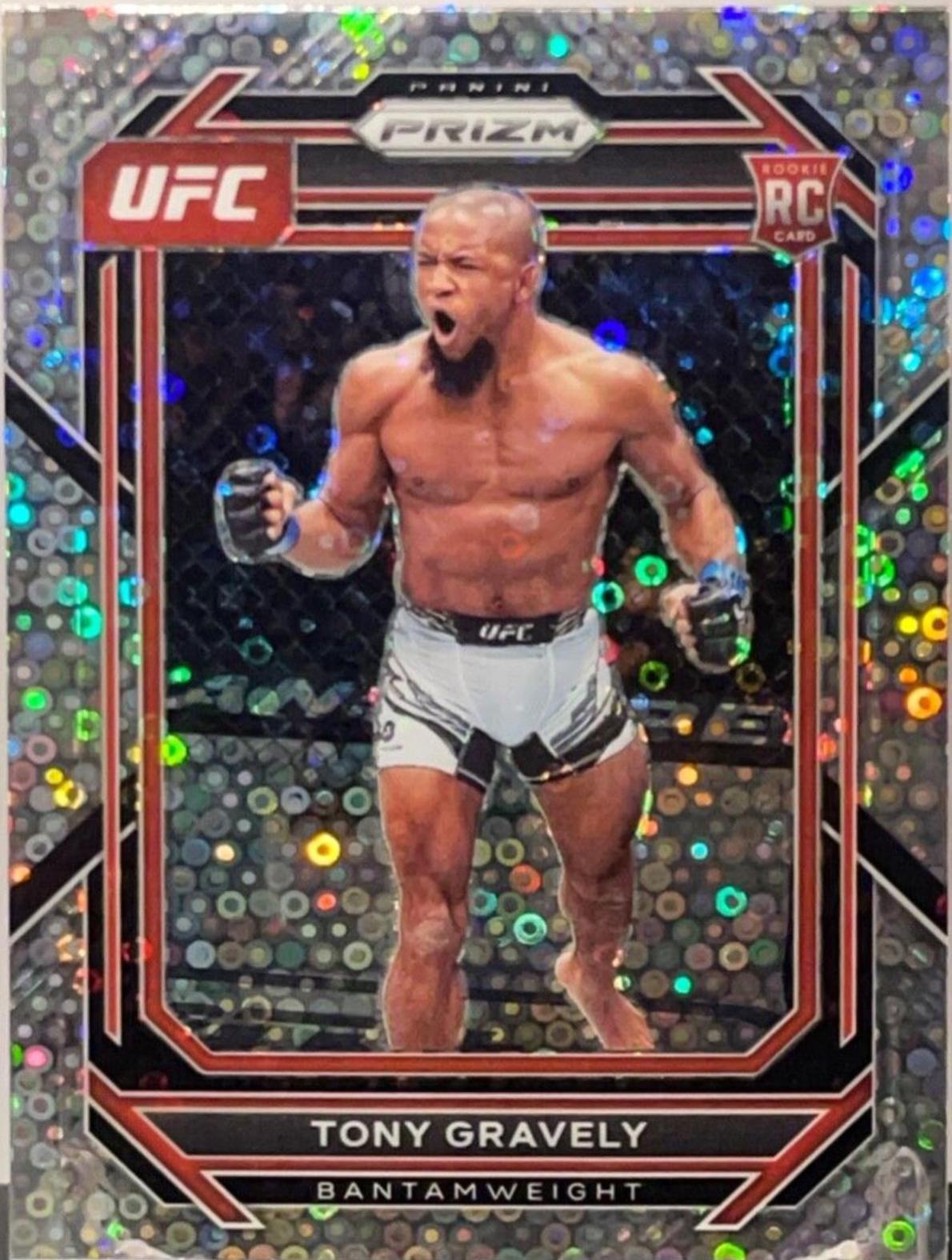 Tony Gravely 2023 Panini Prizm UFC Base #148 Silver