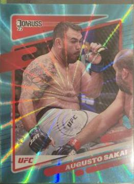 Augusto Sakai 2022 Panini Donruss UFC Base #5 Teal