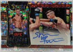 Stephen Thompson 2022 Panini Select UFC Octagon Action Signatures #25 Disco