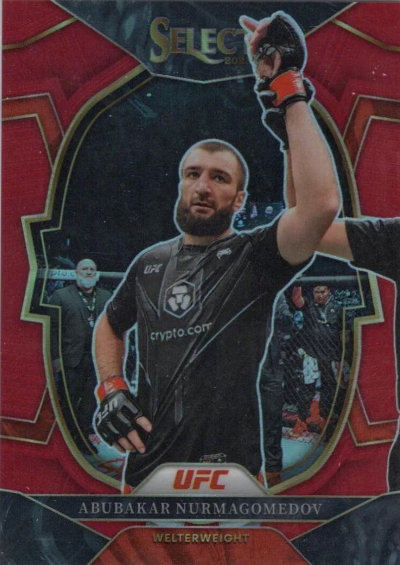Abubakar Nurmagomedov 2023 Panini Select UFC Concourse #8 Red
