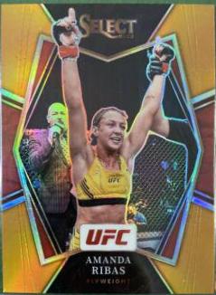 Amanda Ribas 2022 Panini Select UFC Premier Level #136 Orange