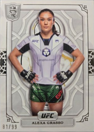 Alexa Grasso 2024 Topps Royalty UFC Base #57 Gold