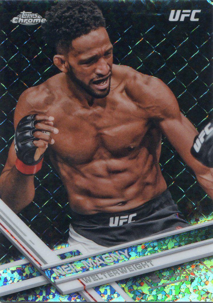 Neil Magny 2017 Topps Chrome UFC Base #7 Refractor