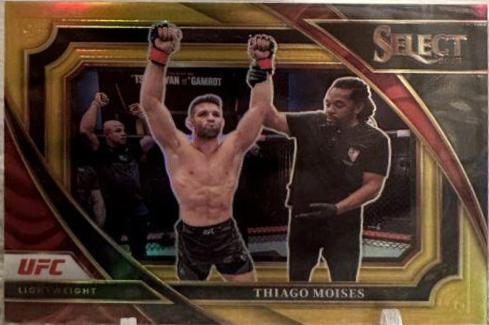Thiago Moises 2023 Panini Select UFC Mezzanine #342 Gold