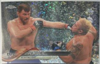 Stipe Miocic 2018 Topps Chrome UFC Base #27 Diamond Hot Box