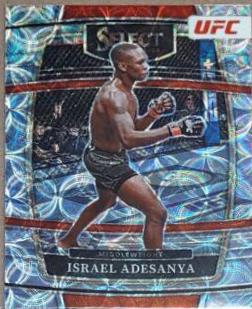 Israel Adesanya 2022 Panini Select UFC Concourse #25 Scope