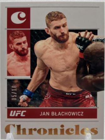 Jan Błachowicz 2022 Panini Chronicles UFC Base Chronicles #25 Gold