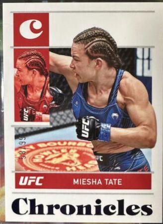 Miesha Tate 2022 Panini Chronicles UFC Base Chronicles #30 Blue