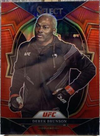 Derek Brunson 2023 Panini Select UFC Concourse #62 Red