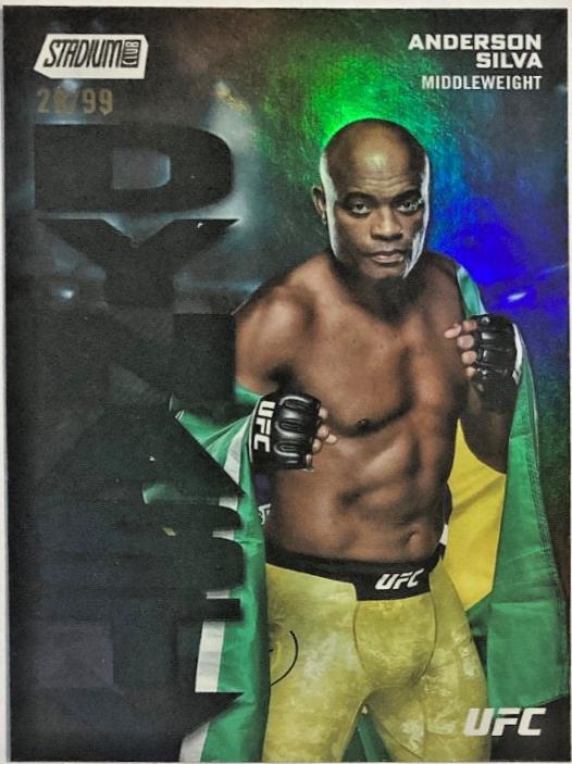 Anderson Silva 2025 Topps Stadium Club UFC Dynasty and Destiny #DD-15 Black